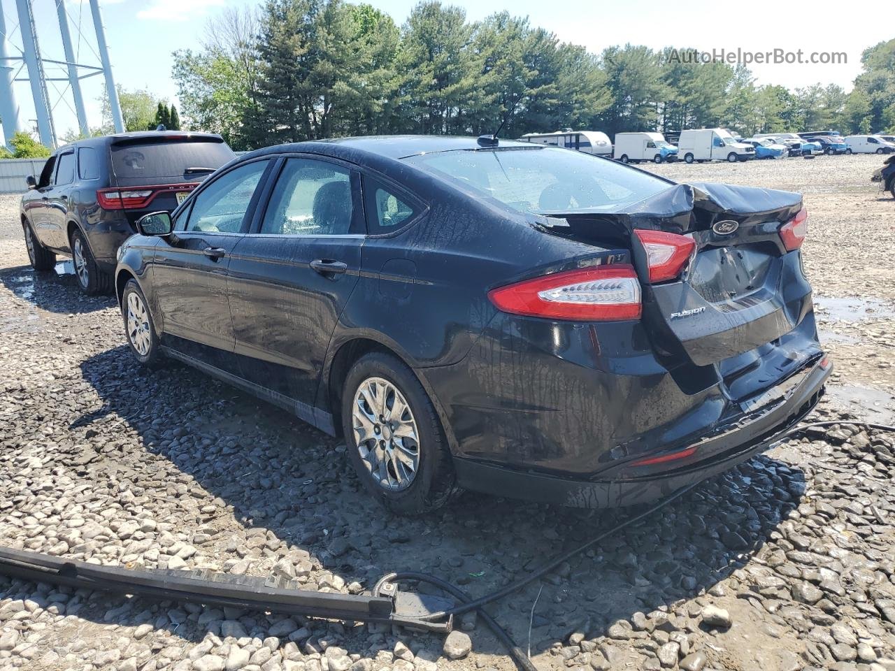 2013 Ford Fusion S Charcoal vin: 3FA6P0G71DR152194