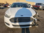 2014 Ford Fusion S White vin: 3FA6P0G71ER106995