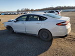 2014 Ford Fusion S White vin: 3FA6P0G71ER331577