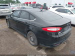 2014 Ford Fusion S Black vin: 3FA6P0G71ER336701