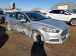 2016 Ford Fusion S Серебряный vin: 3FA6P0G71GR303328