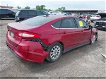 2016 Ford Fusion S Red vin: 3FA6P0G71GR317925