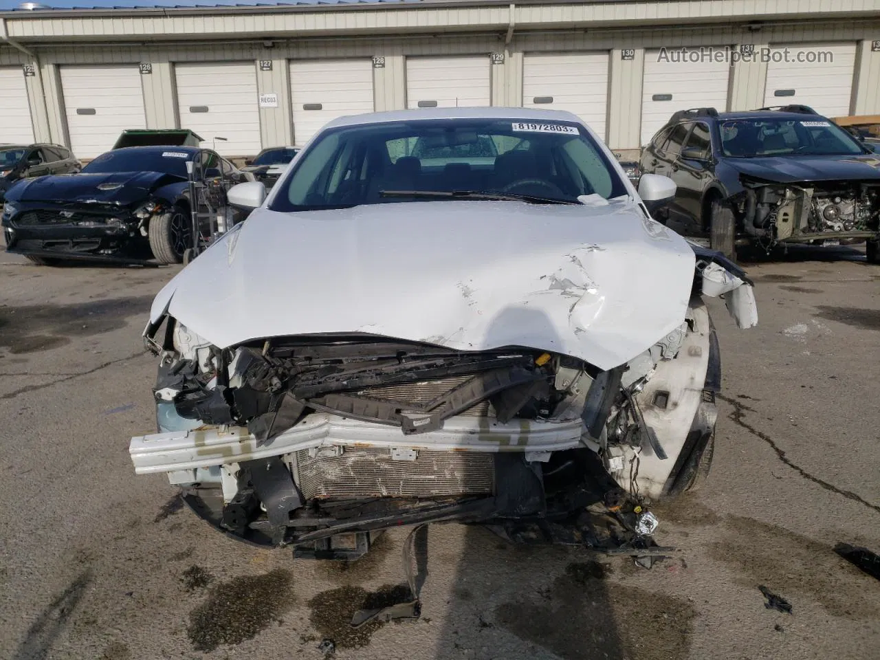 2016 Ford Fusion S White vin: 3FA6P0G71GR353209