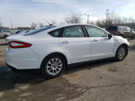 2016 Ford Fusion S White vin: 3FA6P0G71GR353209