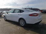 2016 Ford Fusion S White vin: 3FA6P0G71GR353209