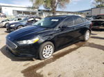 2017 Ford Fusion S Черный vin: 3FA6P0G71HR156994