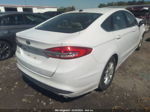 2017 Ford Fusion S White vin: 3FA6P0G71HR212755