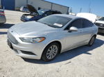 2018 Ford Fusion S Silver vin: 3FA6P0G71JR261038