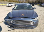 2019 Ford Fusion S Blue vin: 3FA6P0G71KR102411