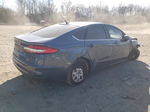 2019 Ford Fusion S Blue vin: 3FA6P0G71KR102411