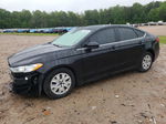 2019 Ford Fusion S Black vin: 3FA6P0G71KR281212