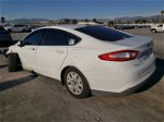 2013 Ford Fusion S Белый vin: 3FA6P0G72DR380236