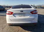 2013 Ford Fusion S White vin: 3FA6P0G72DR380236