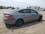 2014 Ford Fusion S Gray vin: 3FA6P0G72ER242357