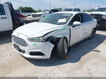 2016 Ford Fusion S White vin: 3FA6P0G72GR302138