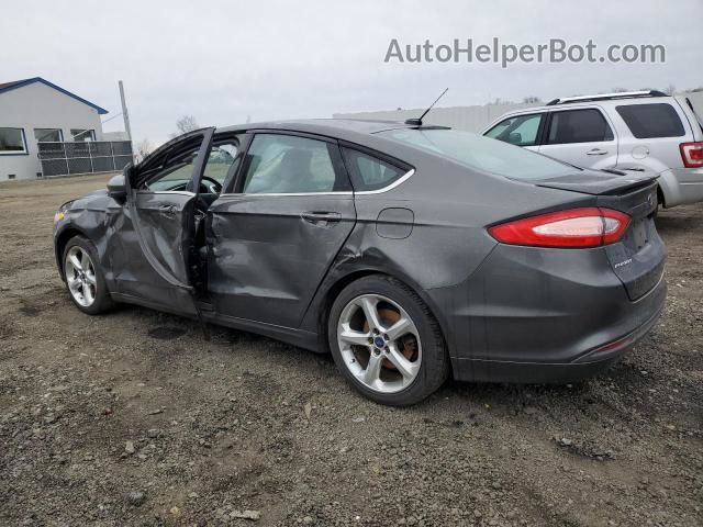 2016 Ford Fusion S Gray vin: 3FA6P0G72GR321952