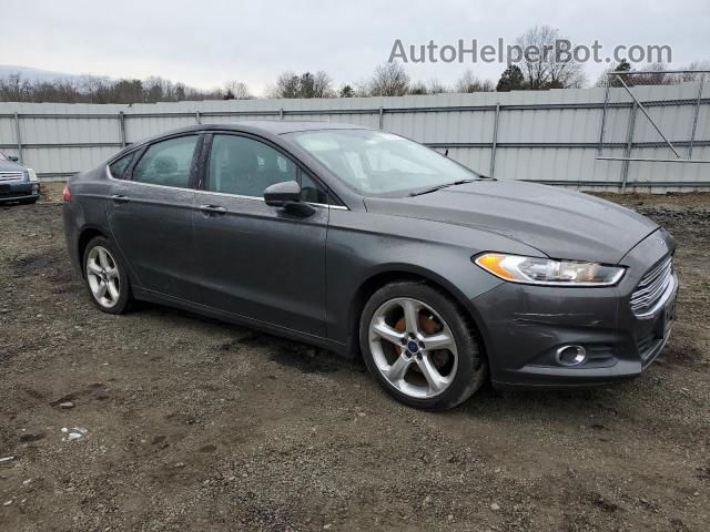 2016 Ford Fusion S Gray vin: 3FA6P0G72GR321952