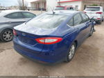 2016 Ford Fusion S Blue vin: 3FA6P0G72GR356734