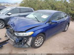 2016 Ford Fusion S Blue vin: 3FA6P0G72GR356734