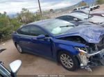 2016 Ford Fusion S Blue vin: 3FA6P0G72GR356734