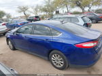 2016 Ford Fusion S Blue vin: 3FA6P0G72GR356734