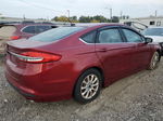 2017 Ford Fusion S Красный vin: 3FA6P0G72HR138567