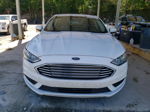 2017 Ford Fusion S White vin: 3FA6P0G72HR211887