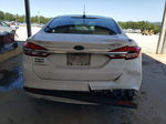 2017 Ford Fusion S White vin: 3FA6P0G72HR211887