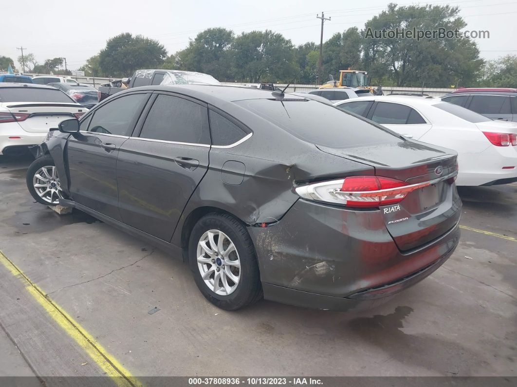 2017 Ford Fusion S Pewter vin: 3FA6P0G72HR214854