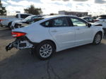 2017 Ford Fusion S Белый vin: 3FA6P0G72HR318714