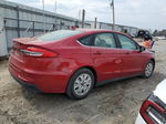 2020 Ford Fusion S Красный vin: 3FA6P0G72LR103908