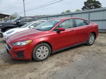 2020 Ford Fusion S Красный vin: 3FA6P0G72LR103908