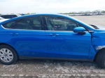 2020 Ford Fusion S Синий vin: 3FA6P0G72LR167933