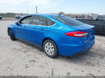 2020 Ford Fusion S Синий vin: 3FA6P0G72LR167933