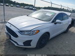 2020 Ford Fusion S White vin: 3FA6P0G72LR266705