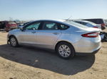 2013 Ford Fusion S Silver vin: 3FA6P0G73DR119665