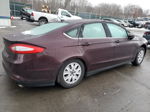 2013 Ford Fusion S Burgundy vin: 3FA6P0G73DR317128