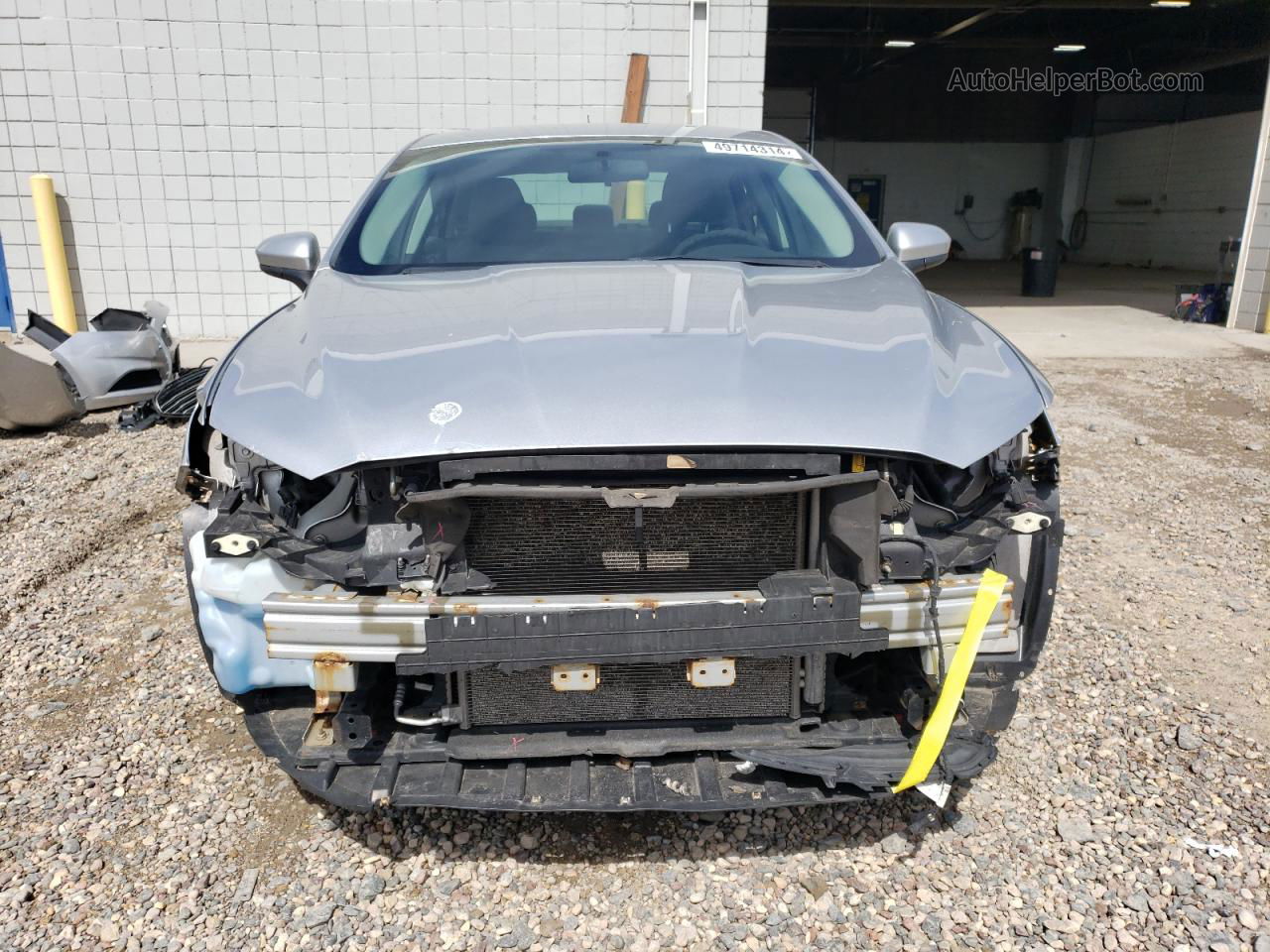 2013 Ford Fusion S Silver vin: 3FA6P0G73DR344040