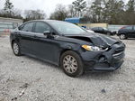 2014 Ford Fusion S Black vin: 3FA6P0G73ER316336