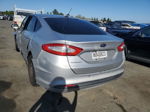 2014 Ford Fusion S Silver vin: 3FA6P0G73ER317258