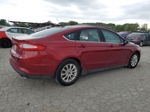 2015 Ford Fusion S Red vin: 3FA6P0G73FR143967