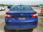 2015 Ford Fusion S Blue vin: 3FA6P0G73FR222054