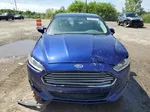 2015 Ford Fusion S Blue vin: 3FA6P0G73FR222054