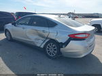 2016 Ford Fusion S Silver vin: 3FA6P0G73GR291778