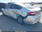 2016 Ford Fusion S Silver vin: 3FA6P0G73GR291778