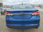2018 Ford Fusion S Синий vin: 3FA6P0G73JR147171