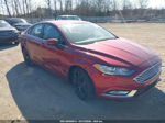 2018 Ford Fusion S Red vin: 3FA6P0G73JR276009