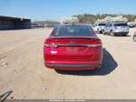 2018 Ford Fusion S Red vin: 3FA6P0G73JR276009