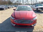 2018 Ford Fusion S Red vin: 3FA6P0G73JR276009