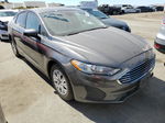 2019 Ford Fusion S Серый vin: 3FA6P0G73KR115306